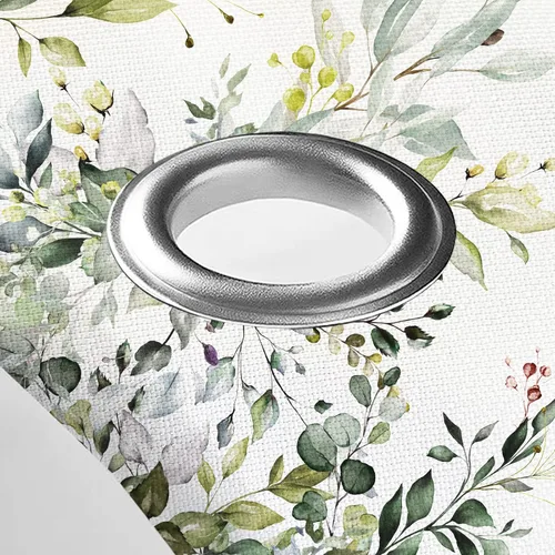 Miniatura 5 de Tititex Cortina de Ducha de Eucalipto Verde Salvia, Hojas de Acuarela en la Parte Superior Planta con Decoración Floral de Baño Conjuntos de Cortina