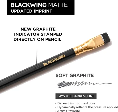 Miniatura 3 de Lápices Blackwing Mate - 12