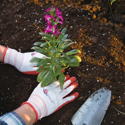 Miniatura 5 de COOLJOB Guantes de jardinería de goma a granel de tamaño mediano y guantes de trabajo a prueba de espinas, 7 pares en total