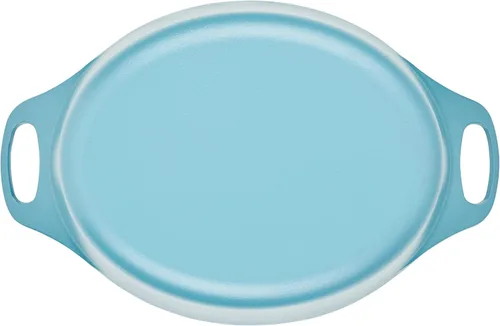 Miniatura 12 de Rachael Ray NITRO - Horno holandés de hierro fundido, 6.5 cuartos de galón, azul agave