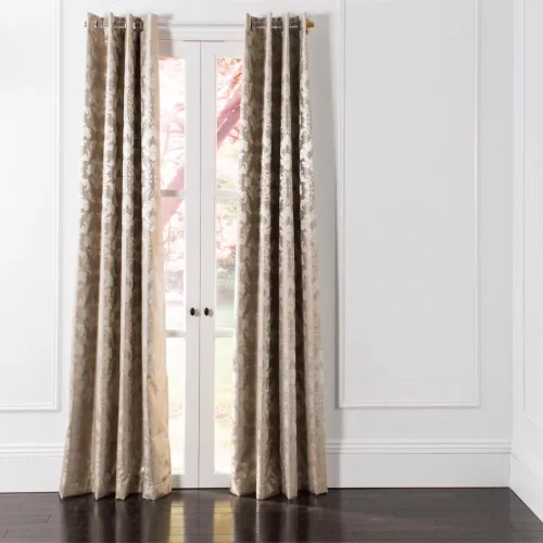 Safavieh Home Collection Perama - Panel opaco para ventana de 52 x 96 pulgadas, color beige