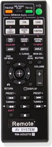 Miniatura 4 de AIDITIYMI RM-ADU078 - Mando a distancia reemplazado para sistema de cine en casa Sony DVD DAV-DZ170 DAV-DZ171 DAV-DZ175 DAV-TZ210 DAV-TZ710