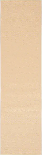 Miniatura 24 de SAFAVIEH Alfombra lavable para exteriores, colección Courtyard de 2.3 x 6.7 pies, beige y azul aguamarina, no desprende pelusa y es fácil
