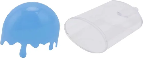 Miniatura 7 de Fdit Cajas de regalo de dulces, 12 cajas de dulces en forma de helado, caja de regalo reutilizable de plástico transparente para bodas, despedidas