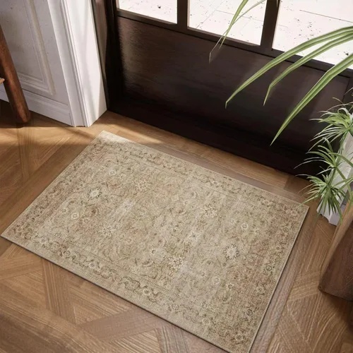 Miniatura 85 de Alfombra de pasillo lavable antideslizante: alfombra de cocina de 2 x 6 pies, resistente a las manchas, con parte trasera de goma, alfombra suave