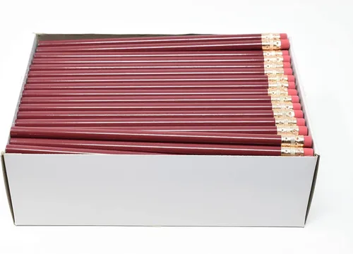 Miniatura 27 de Pencil Guy Lápices redondos en blanco Crema 144 a una caja: No afilados
