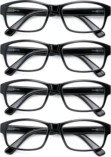 HEEYYOK Gafas de lectura de 0.5 para hombre, grandes lectores para hombres, anchas, negras, XXL, marco de gran tamaño, lentes de lectura para