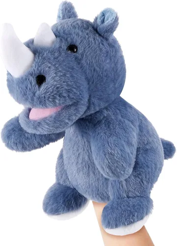 Miniatura 9 de Marionetas de Mano de Animales de 11 Pulgadas Safari Selva Zoológico Bosque Títere Selva Tropical Pastizales Animales Juego de Roles para Niños