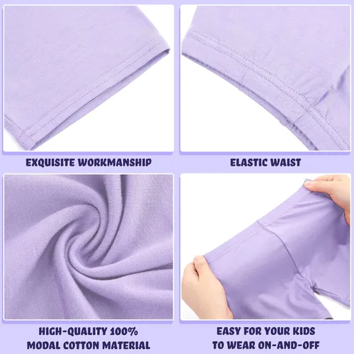 Miniatura 2 de Boyiee Paquete de 8 pantalones cortos de baile para niñas, pantalones cortos de ciclismo, gimnasia, yoga, pantalones cortos de seguridad activos