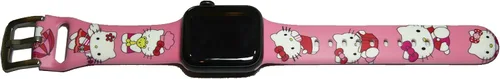 Miniatura 7 de Correa de silicona para Apple Watch de Hello Kitty para 38/40/1.614 in para Series 7/6/5/4/3/2/1/SE