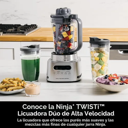 Miniatura 2 de Ninja Blender and Food Processor Combo, Foodi Power Blenders For-Kitchen and Personal Size, Smoothie Maker, 6 Functions for Spreads, Shakes and