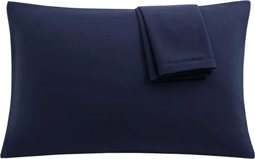 Miniatura 6 de SAHARBEDDINGS Funda de almohada de viaje para niños pequeños, 14 x 20 pulgadas, 600 hilos, paquete de 2 fundas de almohada para bebé con cremallera