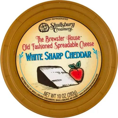 Miniatura 7 de Brewster House - Crema de queso cheddar blanco afilado - 10 oz.