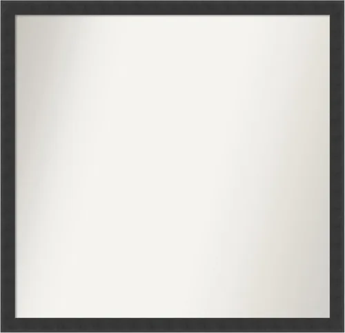 Miniatura 73 de Amanti Art Espejo de baño negro para sobre fregadero, 22 x 22 pulgadas, espejo de tocador cuadrado estrecho negro Avon, marco de madera casual