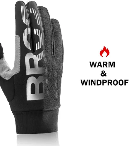 Miniatura 2 de ROCKBROS Guantes de ciclismo Motocycle Mountain Bike Guantes de dedo completo Ciclismo Guantes para hombres Guantes de bicicleta