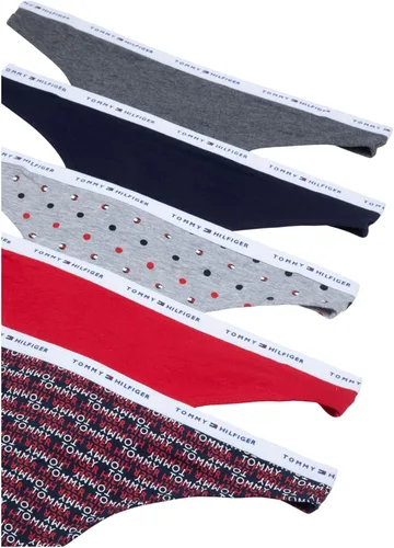 Miniatura 2 de Tommy Hilfiger Women's Classic Cotton Logoband Thong, 5 Pack