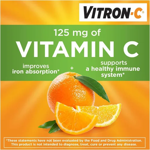 Miniatura 4 de Vitron-C Suplemento de hierro Plus tabletas recubiertas de vitamina C 60 unidades (paquete de 4)