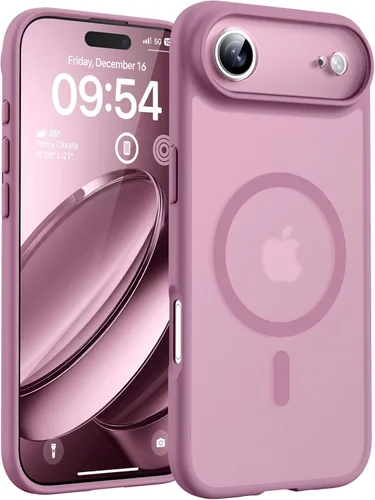Miniatura 23 de TOCOL Funda magnética 3 en 1 para iPhone 14 Pro, mejorada [protección completa de cámara] con 2 protectores de pantalla, funda de grado militar Azul