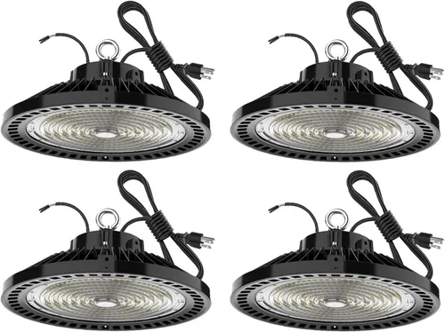 UFO - Bombilla LED de 150 W, 5000 K, regulable, 22500 lúmenes (equivalente a 600 W HID/HPS), blanco brillante, accesorios industriales de
