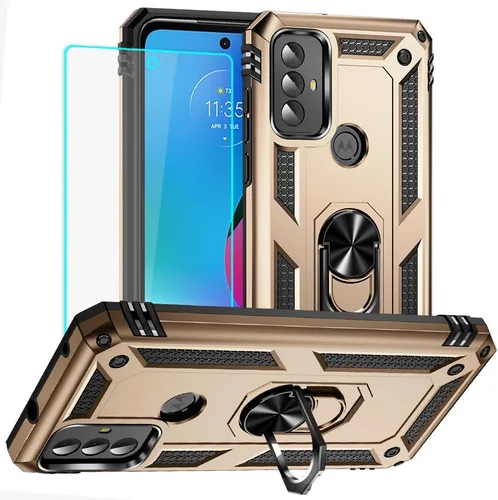Miniatura 12 de Yiakeng Funda para Moto G Play 2023, Funda para Teléfono Moto G Play 2023 con protector de pantalla HD, fundas protectoras de grado militar con Moto