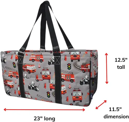 Miniatura 212 de NGIL Bolsa de comestibles reutilizable extra grande plegable de gran tamaño para comestibles, almacenamiento, picnic, playa, Bronco-negro occidental