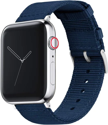 Miniatura 15 de BARTON WATCH BANDS - Correas de reloj de nailon de estilo militar compatibles con modelos de Apple Watch - 1, 2, 3, 4, 5, 6, 7, 8, 9, 10, SE, Ultra