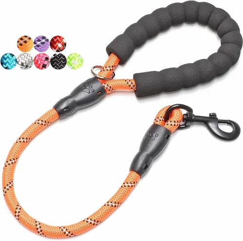 Miniatura 43 de BAAPET Correa para perro de 2/4/5/6 pies con cómodo mango acolchado e hilos altamente reflectantes para perros pequeños, medianos y grandes