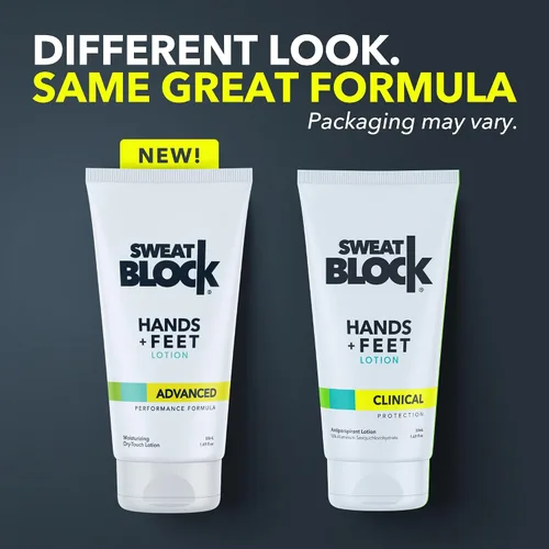 Miniatura 8 de SweatBlock Loción antitranspirante para manos y pies - Fuerza clínica para hombres y mujeres - Ayuda para la hiperhidrosis para detener
