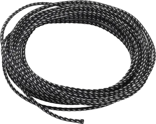 Miniatura 19 de Aicosineg Funda de cable trenzado flexible de PET de 16 pies de ancho de 0.5 pulgadas de ancho, funda de malla de alambre flexible para TV, audio