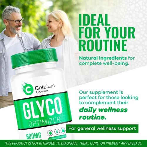 Miniatura 5 de Celsium Glyco Optimizer Capsules, Celsius Glyco, Celsius Glyco Optimizer Opiniones, Celsium Advanced Formula 30 Cápsulas durante 1 mes