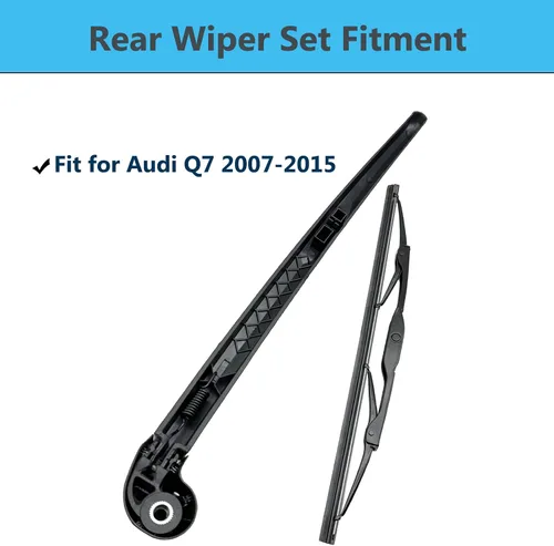 Miniatura 2 de Brazo y cuchilla del limpiaparabrisas trasero de repuesto para Audi Q7 2007-2015 Brazo y hoja del limpiaparabrisas trasero, estilo de fábrica
