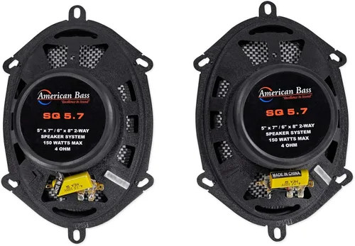Miniatura 6 de American Bass Altavoces de rango completo SQ de 5.7", 150, par