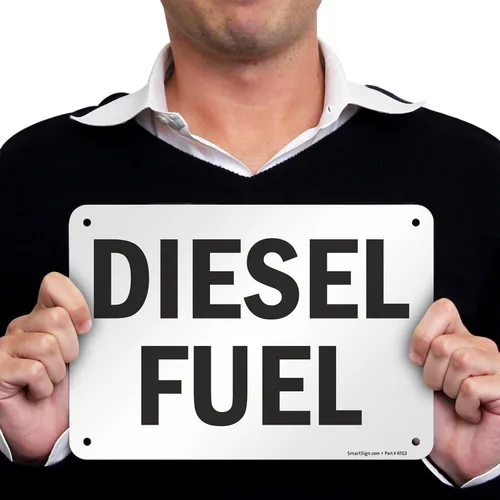 Miniatura 2 de SmartSign Letrero "Diesel Combustible" Aluminio de 7" x 10