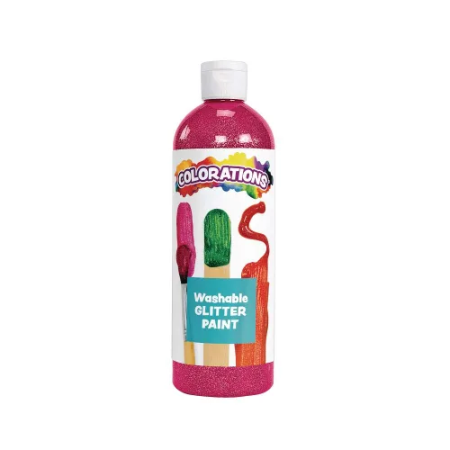 Miniatura 11 de Colorations Pinturas con purpurina lavables sin parabenos para niños, juego de 11, 16 onzas cada una, no tóxicas y fabricadas en los Estados Unidos.