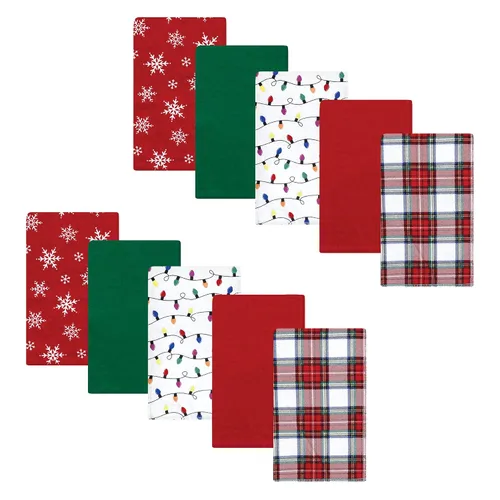 Miniatura 263 de Hudson Baby - Paños unisex de franela de algodón para bebé, bosque, talla única