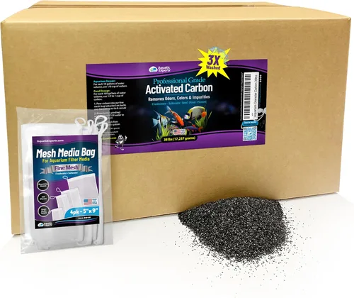 Miniatura 16 de Carbón activado de alta calidad, carbón de acuario para filtro de pecera, medios de filtro de acuario, carbón granulado para peceras, carbón