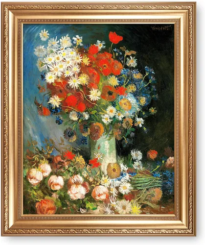 Miniatura 241 de A&T ARTWORK Noche estrellada sobre el Ródano de Vincent Van Gogh. Tamaño del marco: 36 x 30 pulgadas, tamaño de la imagen: 30 x 24 pulgadas
