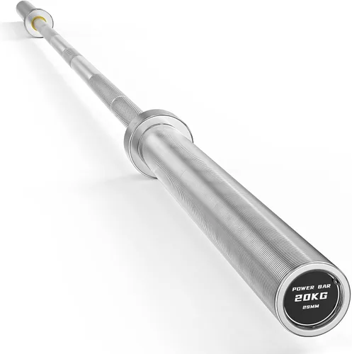 Miniatura 13 de PAPABABE 7FT Olympic Barbell 45 lb Barbell 2 INCH 1000lbs/1500lbs Capacity Olympic Bar with Moderate Knurling For Squats Curls Deadlifts