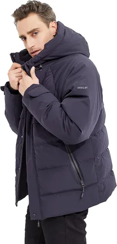 Miniatura 4 de Orolay Chaqueta de plumón de invierno con capucha ajustable para hombre