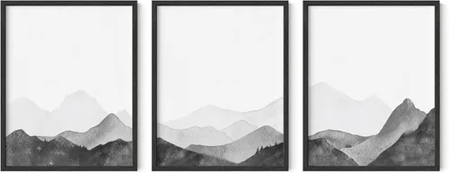 Miniatura 24 de HAUS AND HUES Arte de pared moderno de mediados de siglo, decoración bohemia para pared, juego de 3 impresiones artísticas de sol, decoración