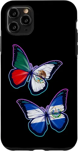 Miniatura 13 de El Salvador y México bicultural Roots - Carcasa para iPhone 17 (versión mariposa)