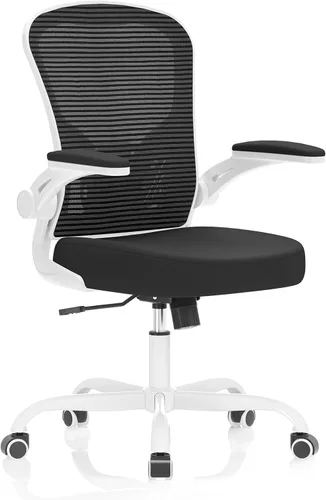 Synorla Silla de oficina, sillas de escritorio ergonómicas de 330 libras de capacidad, silla de computadora de malla con respaldo alto con