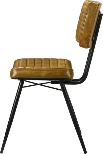 Miniatura 7 de Coaster Home Furnishings - Misty - Cuero y metal - Sillas laterales de comedor tapizadas con asiento y respaldo copetudos - Comedor y cocina casera