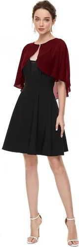 Miniatura 4 de Chales de gasa suave para cubrir el vestido de noche de boda para mujer