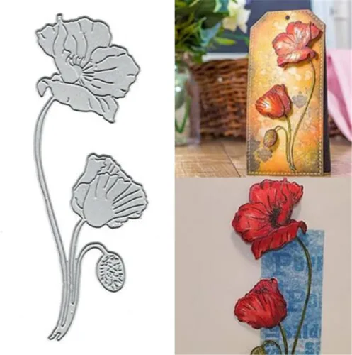 Miniatura 34 de Troqueles para álbumes de recortes, troqueles de corte de metal de cumpleaños para hacer tarjetas, plantilla de papel para manualidades, plantillas