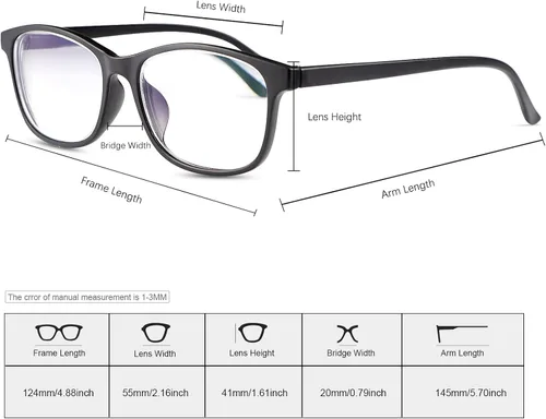 Miniatura 3 de YIMI Gafas de miopía fotocromáticas para distancia con bisagra de resorte, anti UV para hombres y mujeres, lentes de potencia negativa, gafas