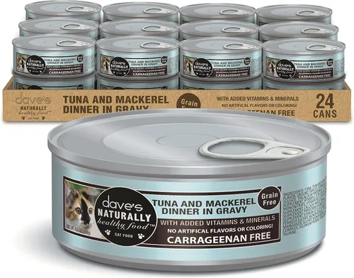 Miniatura 23 de Dave's Pet Food Grain Free Wet Cat Food (Minced Chicken in Gravy), Naturally Healthy Canned, Added Vitamins & Minerals, Wheat, Gluten & GMO-Free