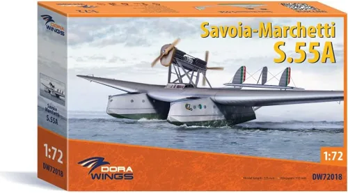 Miniatura 2 de 72018-1/72 Savoia-Marchetti S.55A Escala de plástico Kit