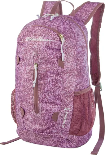 Miniatura 36 de Eddie Bauer Stowaway Mochila Empacable Viaje Exterior Ligera Plegable Duradera Poliéster Ripstop 30L - Cereza Negra