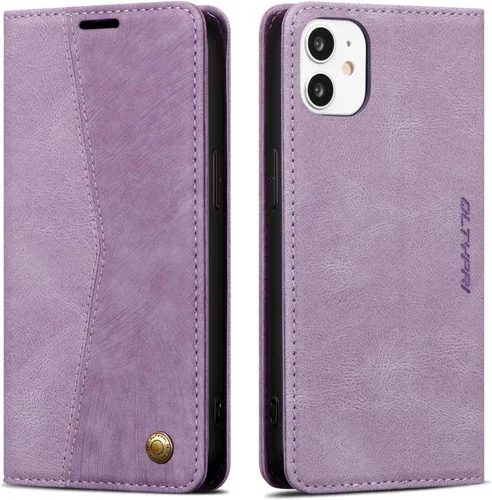 Miniatura 109 de QLTYPRI Para iPhone Air Case Wallet Con Tarjetero, Vintage PU Cuero Kickstand Cierre Magnético A Prueba De Golpes Folio Libro Funda Para IPhone 17